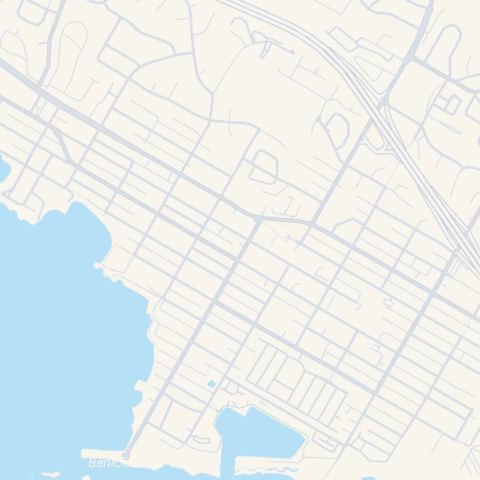 Map of Benicia, CA