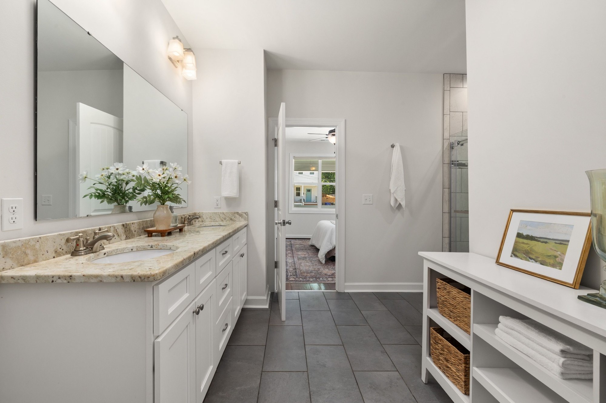 white-vanity-gray-tile-bathroom-northern-california-optimized